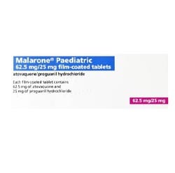Malarone Paediatric Tablets